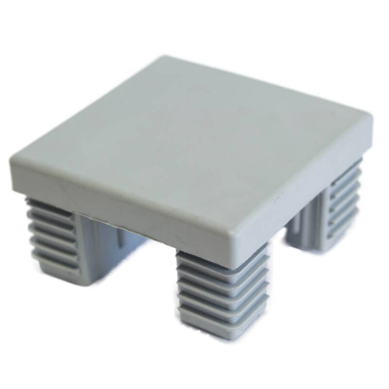 Elephant Paalkap Grijs Tbv Blank Aluminium Modular Mixmatch Paal elephant kopen in de aanbieding