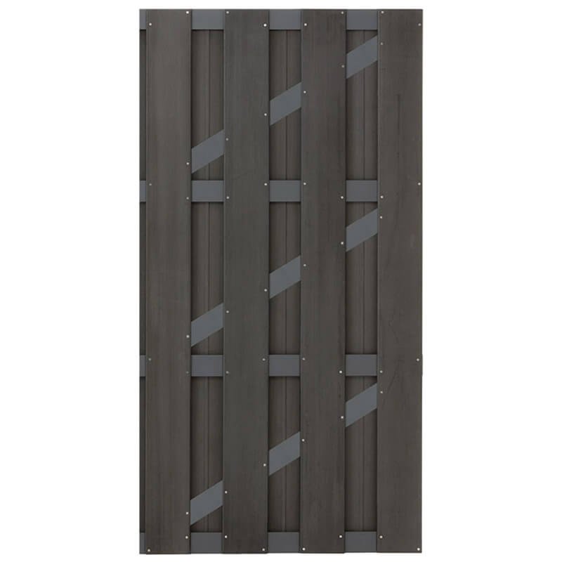 Cwood Tuindeur Composiet Bari Antraciet Met Aluminium Frame 100 X 180 Cm cwood kopen in de aanbieding
