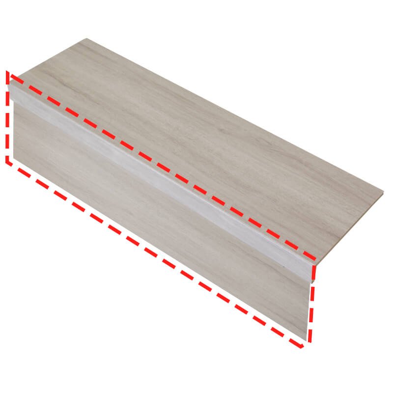 Cando Stootbord 3 Stuks Laminaat Lichtgrijs Eiken 130 X 20 cando kopen in de aanbieding