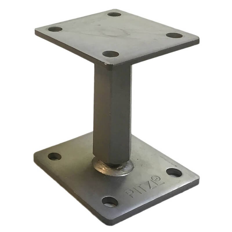 Trendhout Verstelbare Paalhouder 100X100 80X80 X 6 Mm trendhout kopen in de aanbieding