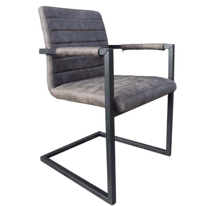 Homingxl Eetkamerstoel Apollo Stof Cowboy Retro Lederlook Antraciet homingxl kopen in de aanbieding Homingxl Eetkamerstoel Apollo Stof Cowboy Retro Lederlook Antraciet homingxl kopen in de aanbieding