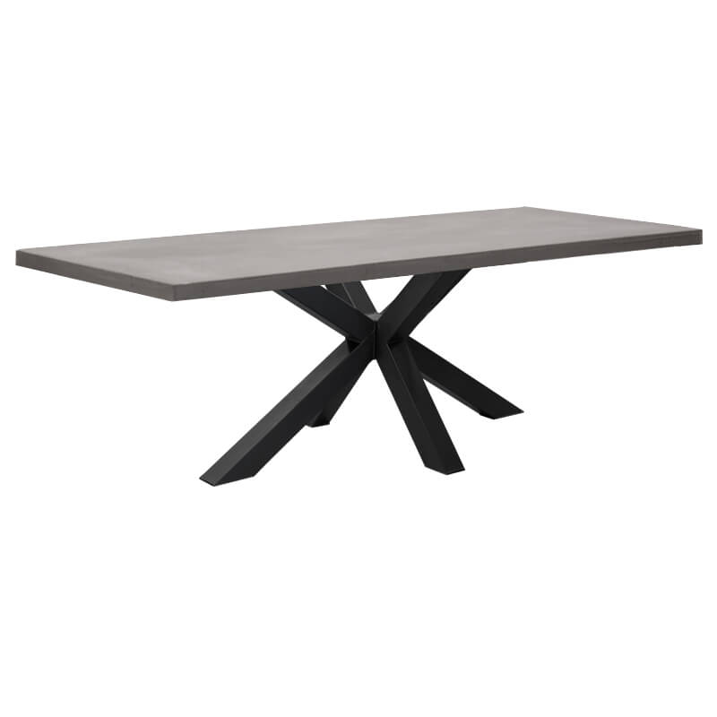 Homingxl Industriele Eettafel Betonlook Matrix Poot Zwart Gepoedercoat Staal homingxl kopen in de aanbieding Homingxl Industriele Eettafel Betonlook Matrix Poot Zwart Gepoedercoat Staal homingxl kopen in de aanbieding
