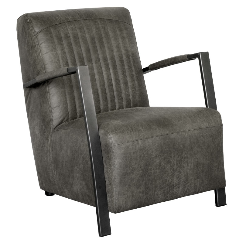 Homingxl Industriele Fauteuil Venus Leer Colorado Grijs 02 66 Cm Breed homingxl kopen in de aanbieding Homingxl Industriele Fauteuil Venus Leer Colorado Grijs 02 66 Cm Breed homingxl kopen in de aanbieding