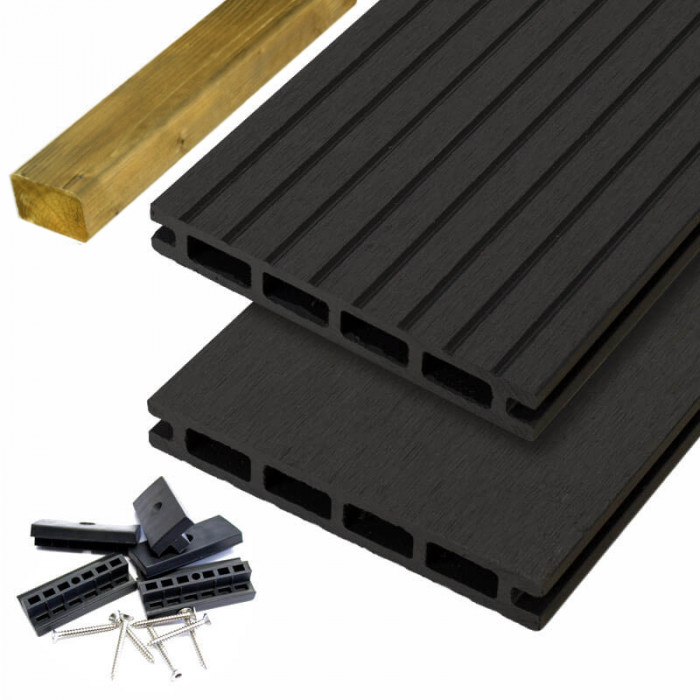 Cwood Vlonder Totaalpakket Composiet 21 X 14 Cm Antraciet 5 Mtr Grove Ribbel En Vlak cwood kopen in de aanbieding Cwood Vlonder Totaalpakket Composiet 21 X 14 Cm Antraciet 5 Mtr Grove Ribbel En Vlak cwood kopen in de aanbieding
