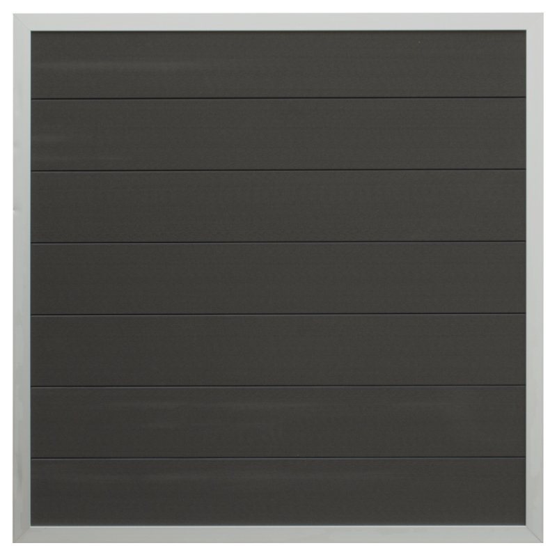 Cwood Schutting Composiet Rome Antraciet Met Blank Aluminium Kader 180 X Cm cwood kopen in de aanbieding Cwood Schutting Composiet Rome Antraciet Met Blank Aluminium Kader 180 X Cm cwood kopen in de aanbieding
