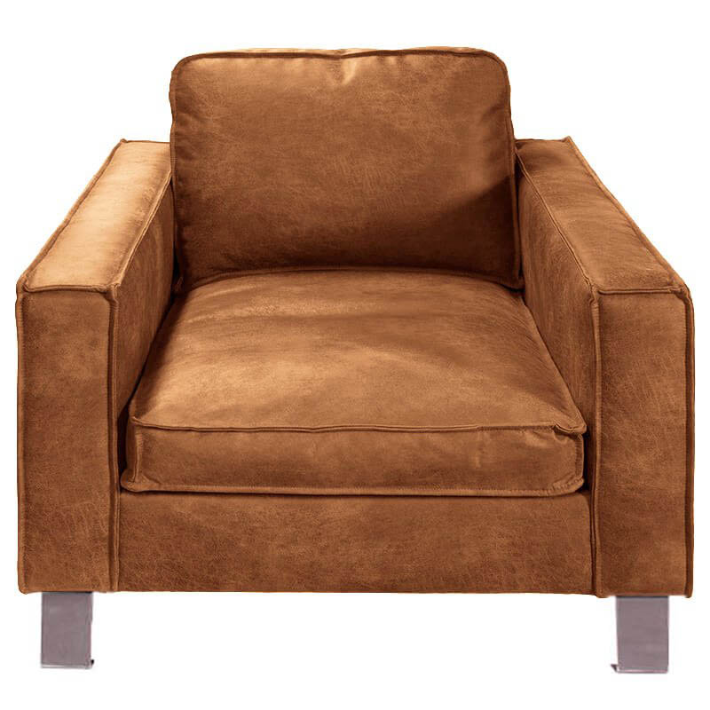 Homingxl Fauteuil Country Leer Colorado Cognac 03 85 Cm Breed homingxl kopen in de aanbieding