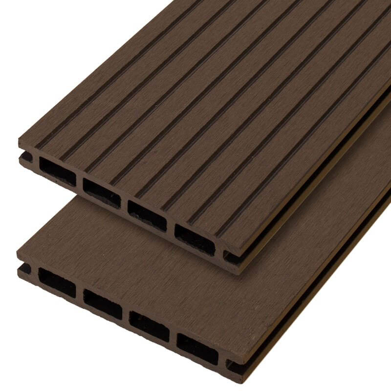 Cwood Vlonderplank Composiet 25 X 145 Cm Donker Bruin Grove Ribbel En Vlak cwood kopen in de aanbieding Cwood Vlonderplank Composiet 25 X 145 Cm Donker Bruin Grove Ribbel En Vlak cwood kopen in de aanbieding