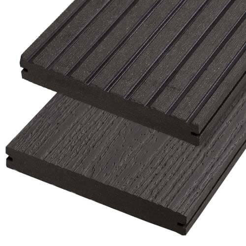 Duowood Vlonderplank Composiet Massief 21 X 146 Cm Pro Lava Grove Ribbelschorsmotief 3 Mtr duowood kopen in de aanbieding Duowood Vlonderplank Composiet Massief 21 X 146 Cm Pro Lava Grove Ribbelschorsmotief 3 Mtr duowood kopen in de aanbieding