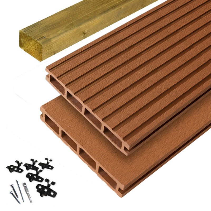 Duowood Vlonder Totaalpakket Composiet 25 X 146 Cm Havana 3 Mtr Grove Ribbel duowood kopen in de aanbieding Duowood Vlonder Totaalpakket Composiet 25 X 146 Cm Havana 3 Mtr Grove Ribbel duowood kopen in de aanbieding