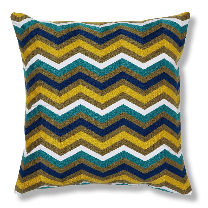 La Forma Sierkussen Odette Multicolor Zigzag Design 100 Katoen 45 X 45 Cm la forma kopen in de aanbieding