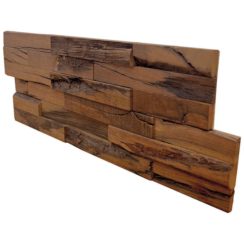 Elephant Wandbekleding 3D Merbau Reclaimed 1 M2 elephant kopen in de aanbieding