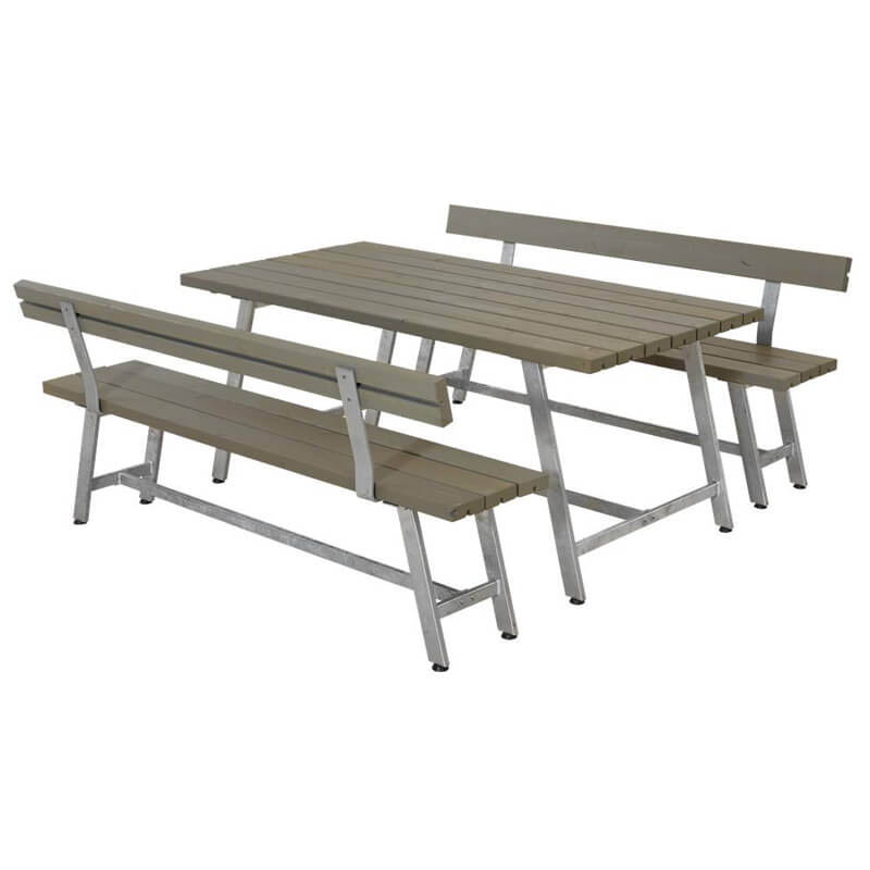 Plus Danmark Set Tafel 2 Banken Vuren Geimpregneerd Royal Met Rugleuning Grijsbruin 87 X 177 X 73 plus danmark kopen in de aanbieding Plus Danmark Set Tafel 2 Banken Vuren Geimpregneerd Royal Met Rugleuning Grijsbruin 87 X 177 X 73 plus danmark kopen in de aanbieding