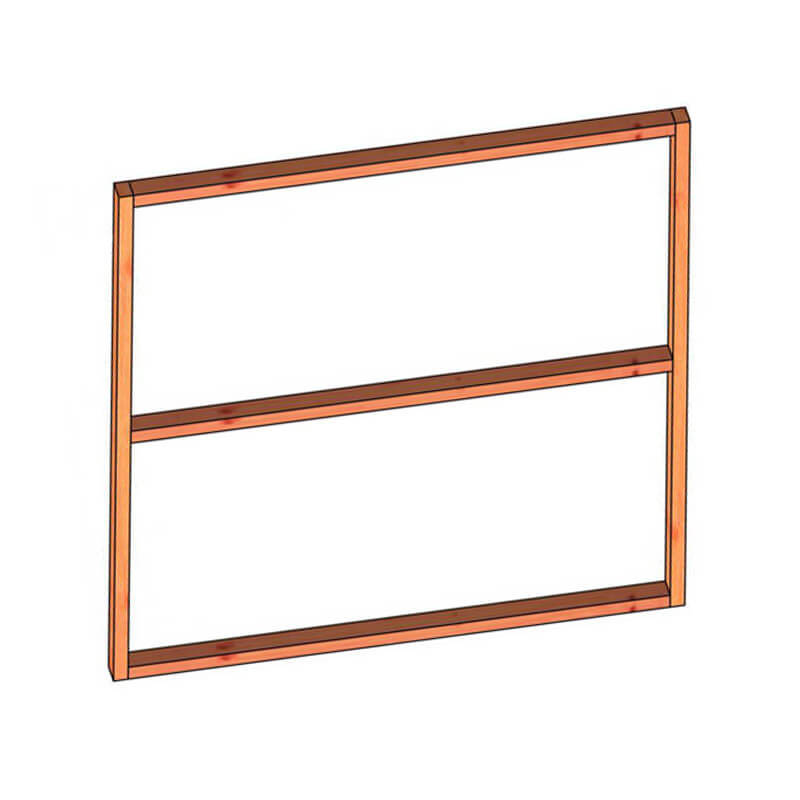 Trendhout Regelpakket Voor Wandmodule K Sponningplank trendhout kopen in de aanbieding