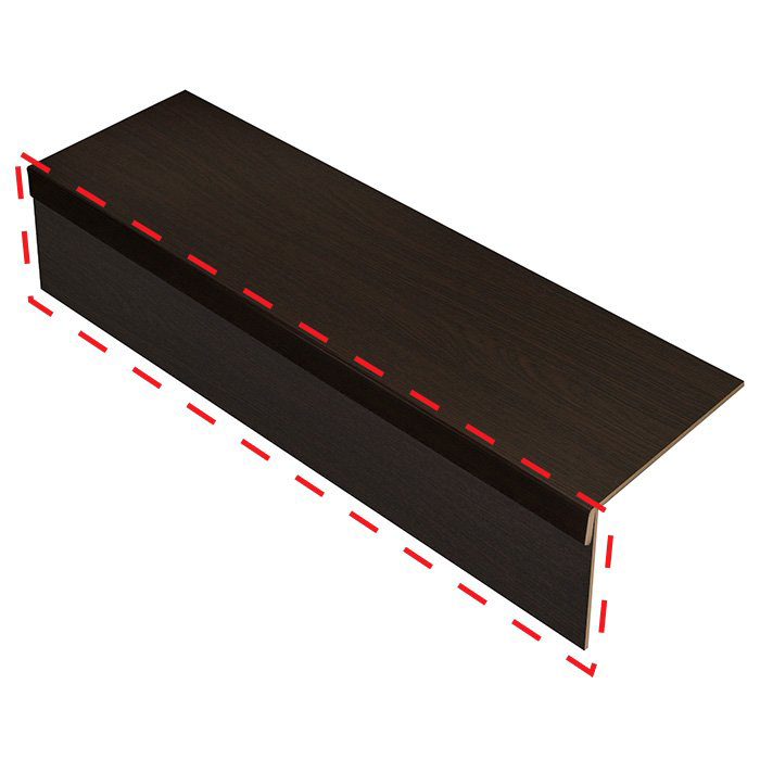 Cando Stootbord 5 Stuks Laminaat Wenge 130 X 20 cando kopen in de aanbieding