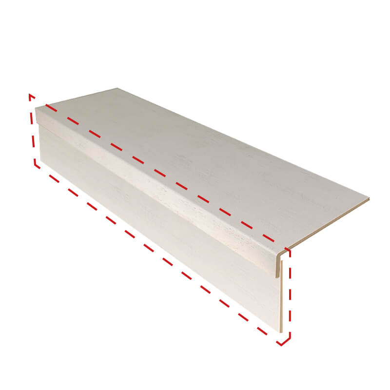 Maestro Steps Stootbord 3 Stuks Laminaat Alaska Oak 130 X 20 maestro steps kopen in de aanbieding