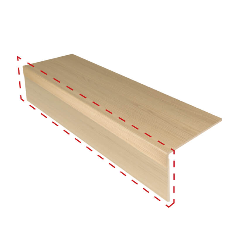 Maestro Steps Stootbord 3 Stuks Laminaat Florida Oak 130 X 20 maestro steps kopen in de aanbieding