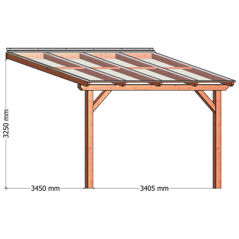 Trendhout Terrasoverkapping La Veranda 400 X X 325 trendhout kopen in de aanbieding Trendhout Terrasoverkapping La Veranda 400 X X 325 trendhout kopen in de aanbieding