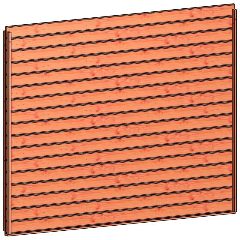 Trendhout Wandmodule C Blokhut Stapelprofiel 276 X 220 Cm Onbehandeld trendhout kopen in de aanbieding Trendhout Wandmodule C Blokhut Stapelprofiel 276 X 220 Cm Onbehandeld trendhout kopen in de aanbieding