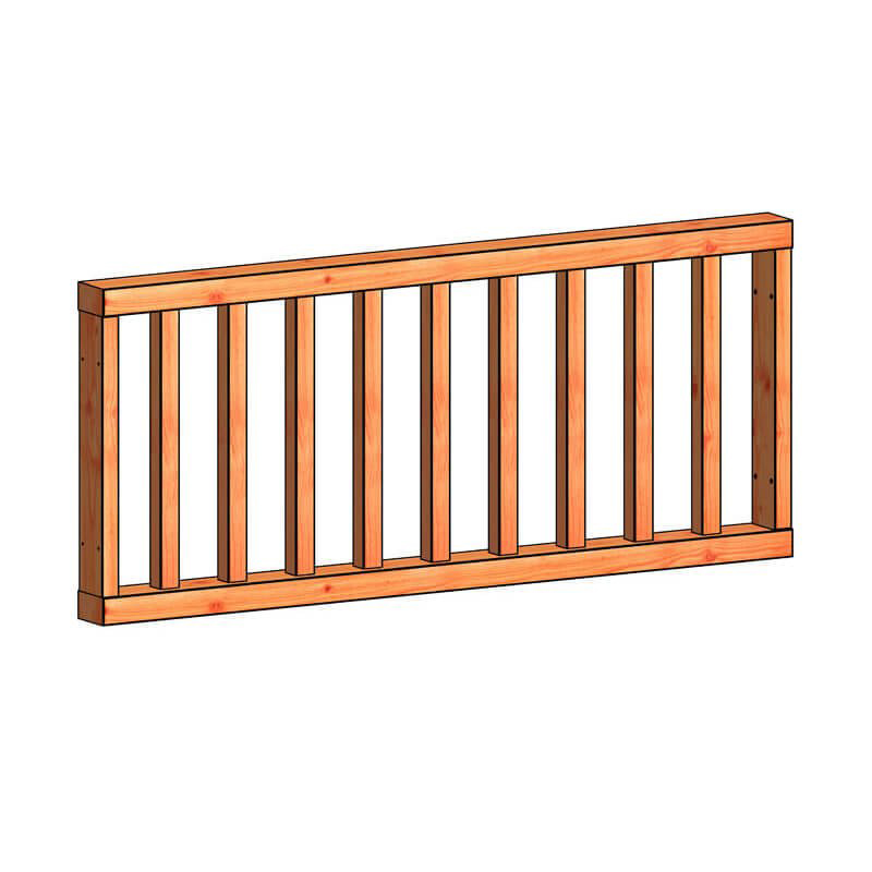 Trendhout Verandahek Spijlen B 700 X 1630 Mm Onbehandeld trendhout kopen in de aanbieding Trendhout Verandahek Spijlen B 700 X 1630 Mm Onbehandeld trendhout kopen in de aanbieding