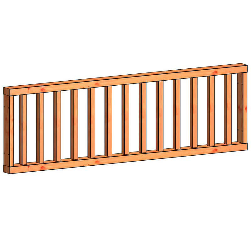 Trendhout Verandahek Spijlen H 700 X 2230 Mm Onbehandeld trendhout kopen in de aanbieding Trendhout Verandahek Spijlen H 700 X 2230 Mm Onbehandeld trendhout kopen in de aanbieding